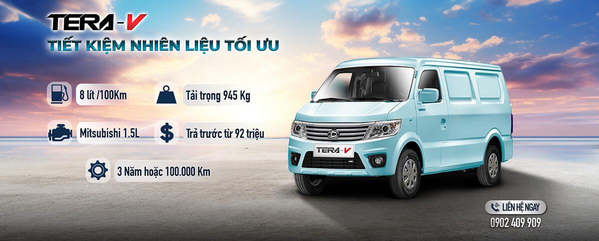 TERA-V – chiến binh đã khẳng định vị thế của mình, trở thành một trong những mẫu xe bán chạy hàng đầu phân khúc mini van